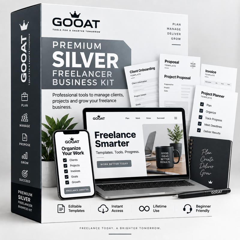 PREMIUM SILVER | Freelancer Business Kit