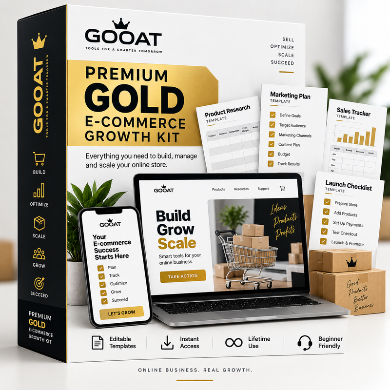 PREMIUM GOLD | E-commerce Growth Kit