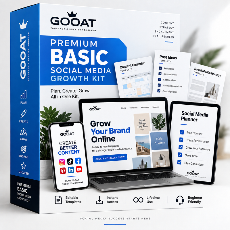 PREMIUM BASIC | Social Media Growth Kit